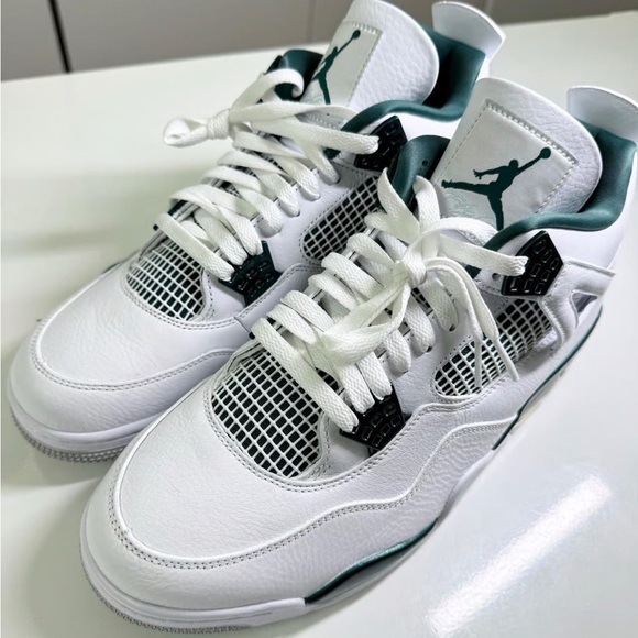 Nike Air Jordan 4 Retro Oxidized Green Men's Size 11 - Picture 4 of 5